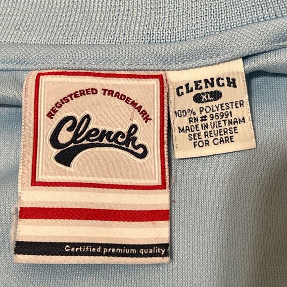 Vintage 90s Clench Track Jacket Mens XL Y2K Baggy Hip Hop B. Boy Classic Series - Picture 6 of 14